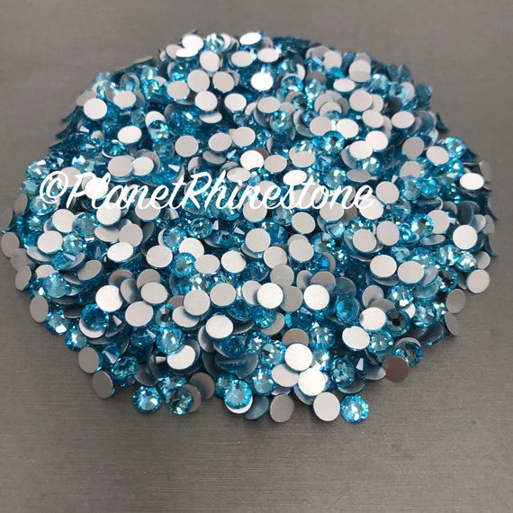 Aquamarine / 10 Gross / SS20 / Flat back / Egyptian Crystals