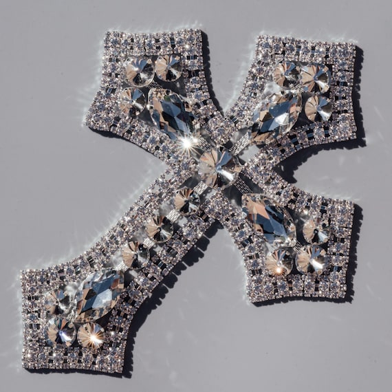 Silver Rhinestone Cross Silver Rhinestone Cross