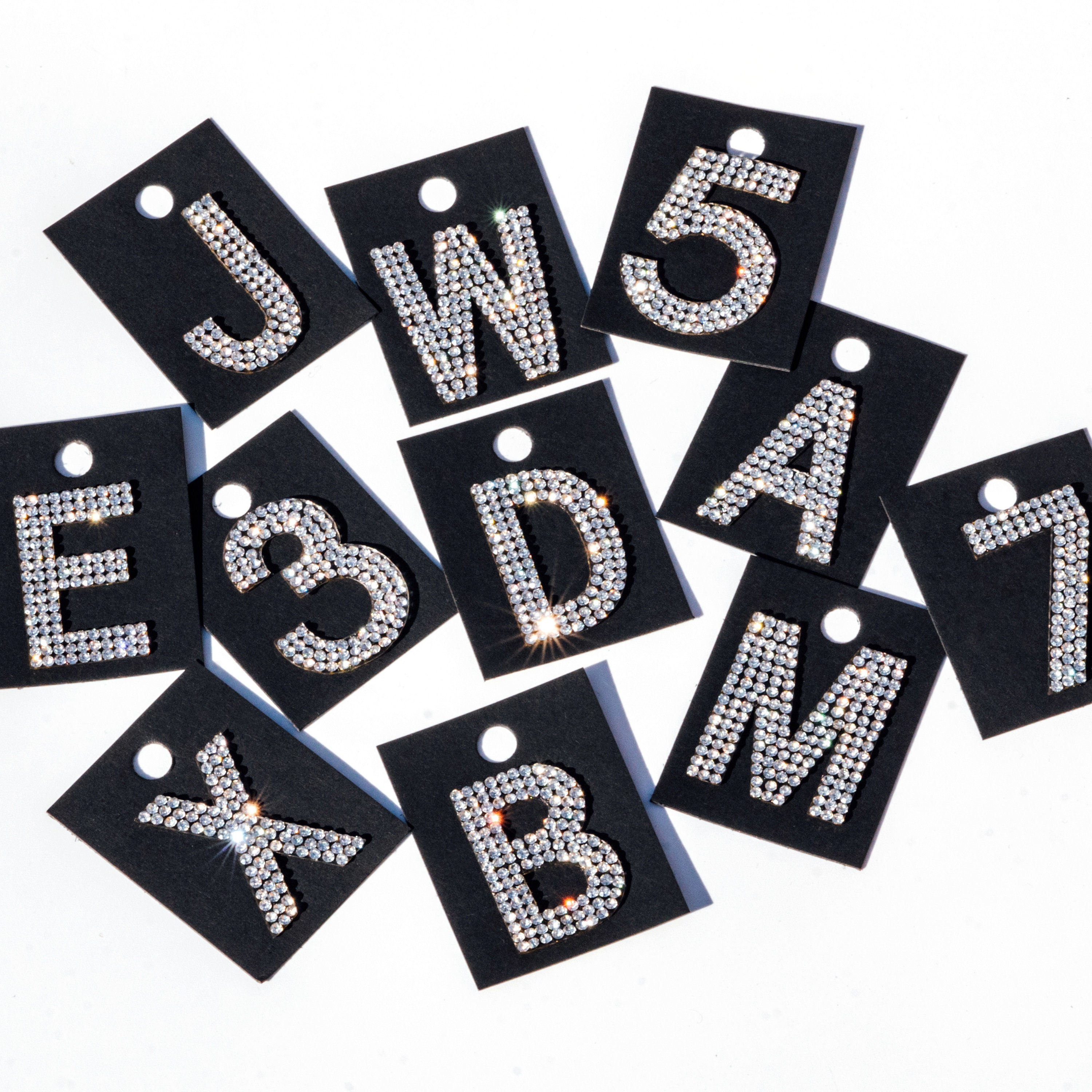 Small Alphabet Decals, Self Adhesive Transfers, Vinyl Bauble and Ornament  Stickers, Vinyl Letters and Numbers 