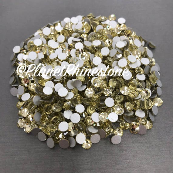 Jonquil-Yellow / 10 Gross / SS20 / Flat back / Egyptian Crystals