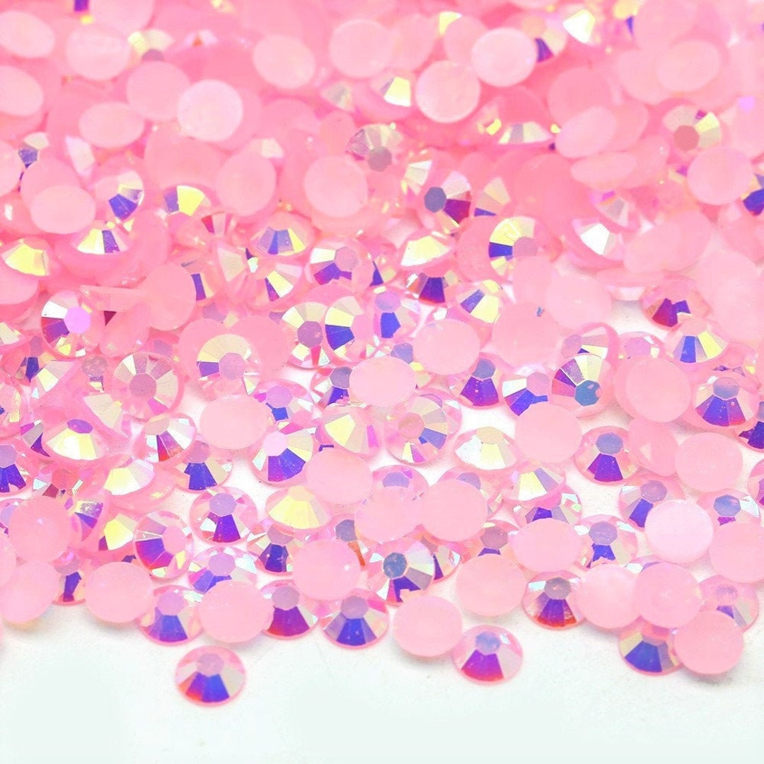 Light Pink Rhinestone Lt. Rosé Jelly Rhinestones | Light Pink AB | Flat Back Rhinestones ...