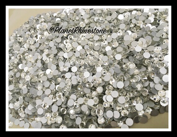 SS40 - Clear - 25GR (3,600 PCS) Loose Glass Egyptian Rhinestones #L004 WHOLESALE