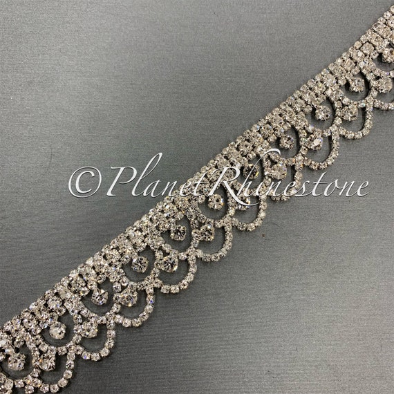 Silver Crystal Trim #T-9