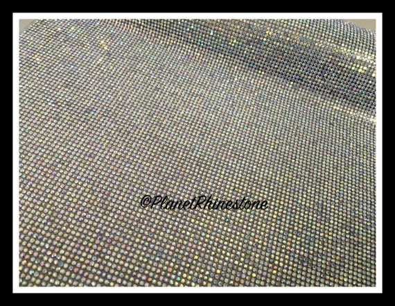 Iron-On Rhinestone Sheet Panel - Glass Crystal Rhinestone Sheets #S004