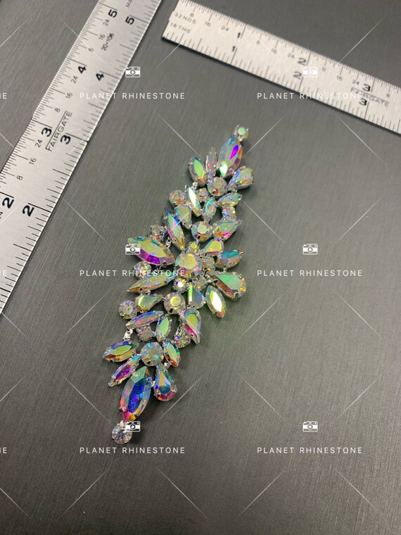 ab small rhinestone aplique