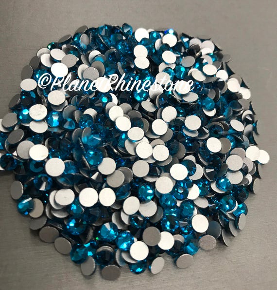 Blue Zircan / 10 Gross / SS20 / Flat back / Egyptian Crystals
