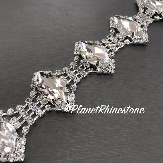 Silver Crystal Trim #T-C