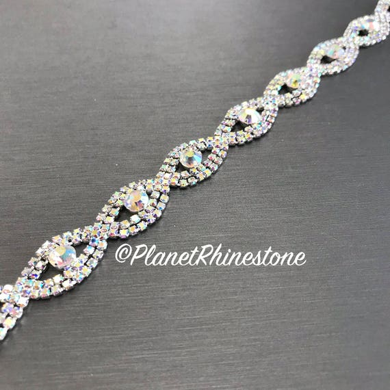 Aurora Borealis (AB) Crystal Trim #0109