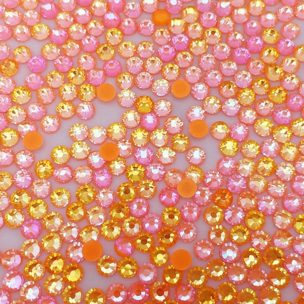 Orange Rhinestones - Etsy