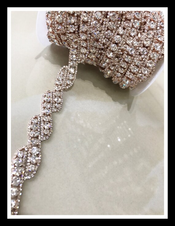 5 Yards, Wholesale Rhinestone Trim #0105