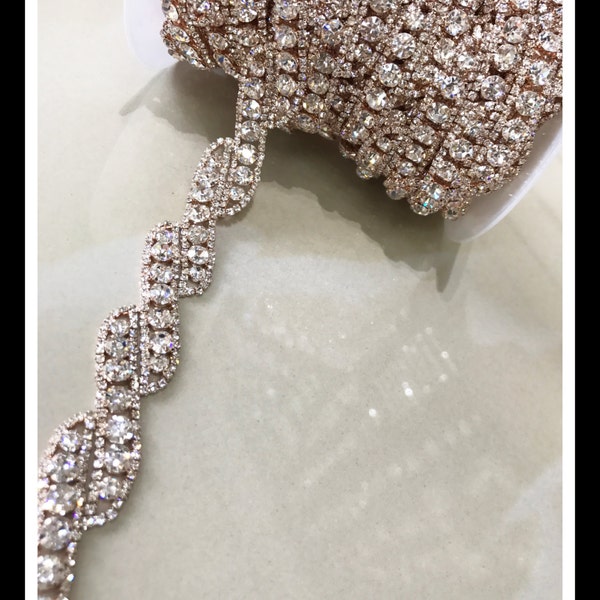 Rhinestone Trim Etsy