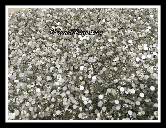SS16 - Clear - 200GR (28,800 PCS) Loose Glass Egyptian Rhinestones #L001 WHOLESALE