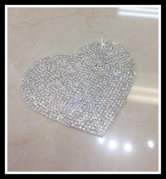 Rhinestone Hear Applique #0506