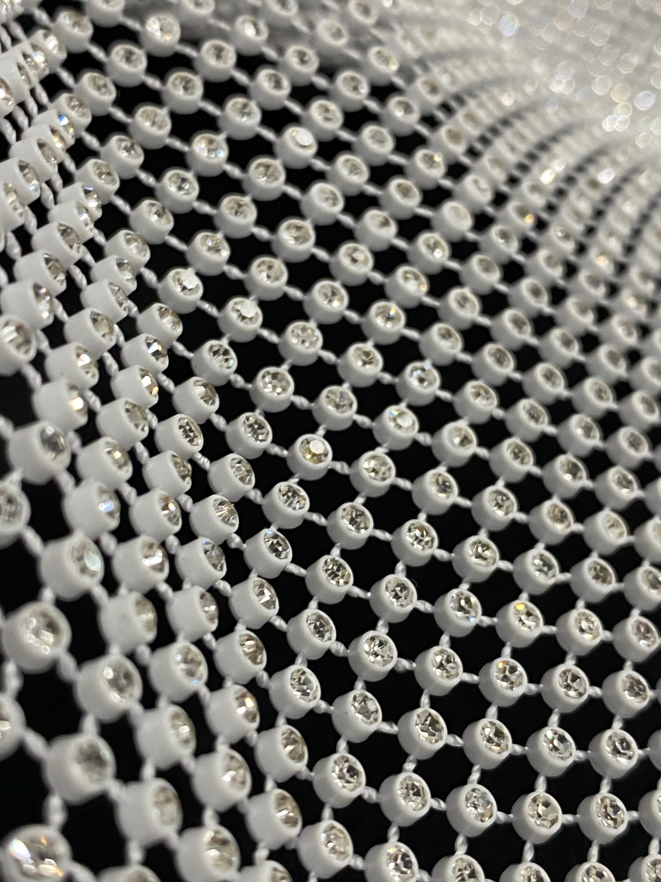 stretchy rhinestone fabric/diy rhinestone panel/ rhinestone sheet