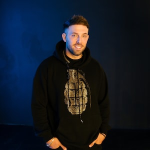 Rhinestone Hoodie | Bling Hoodie | Holiday Gifts | Unisex Hoodie | Rhinestone Hoodie String | Grenade Hoodie