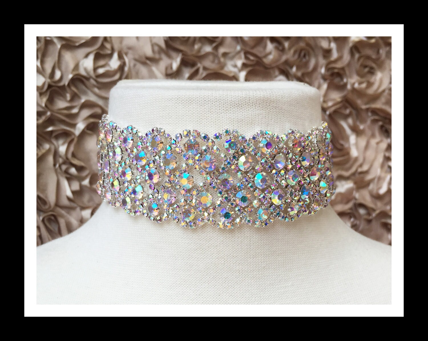 AB Diamond Rhinestone Choker C105