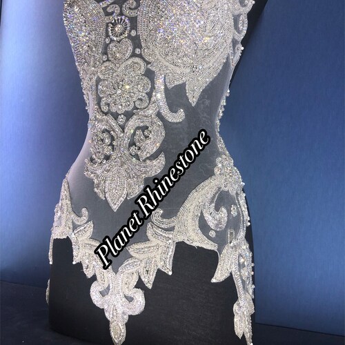 Shops Rosie Rhinestone Bodice Applique
