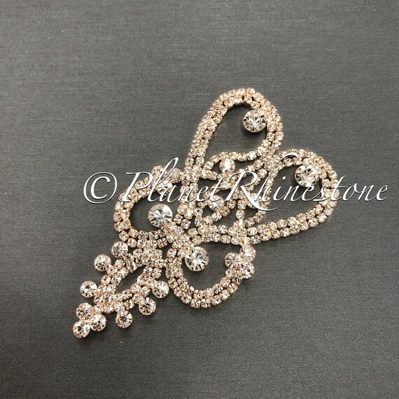 Rose gold Crystal Applique #AS-21