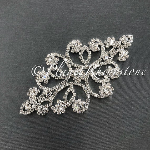 Silver Crystal Applique #AS-19
