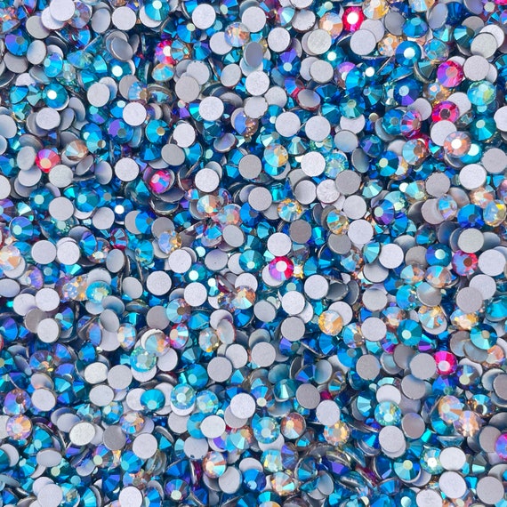 Mixed AB Glass Rhinestones Wholesale Rhinestones Bulk Flatback