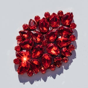 Rote Kristall Applikation | AS-28