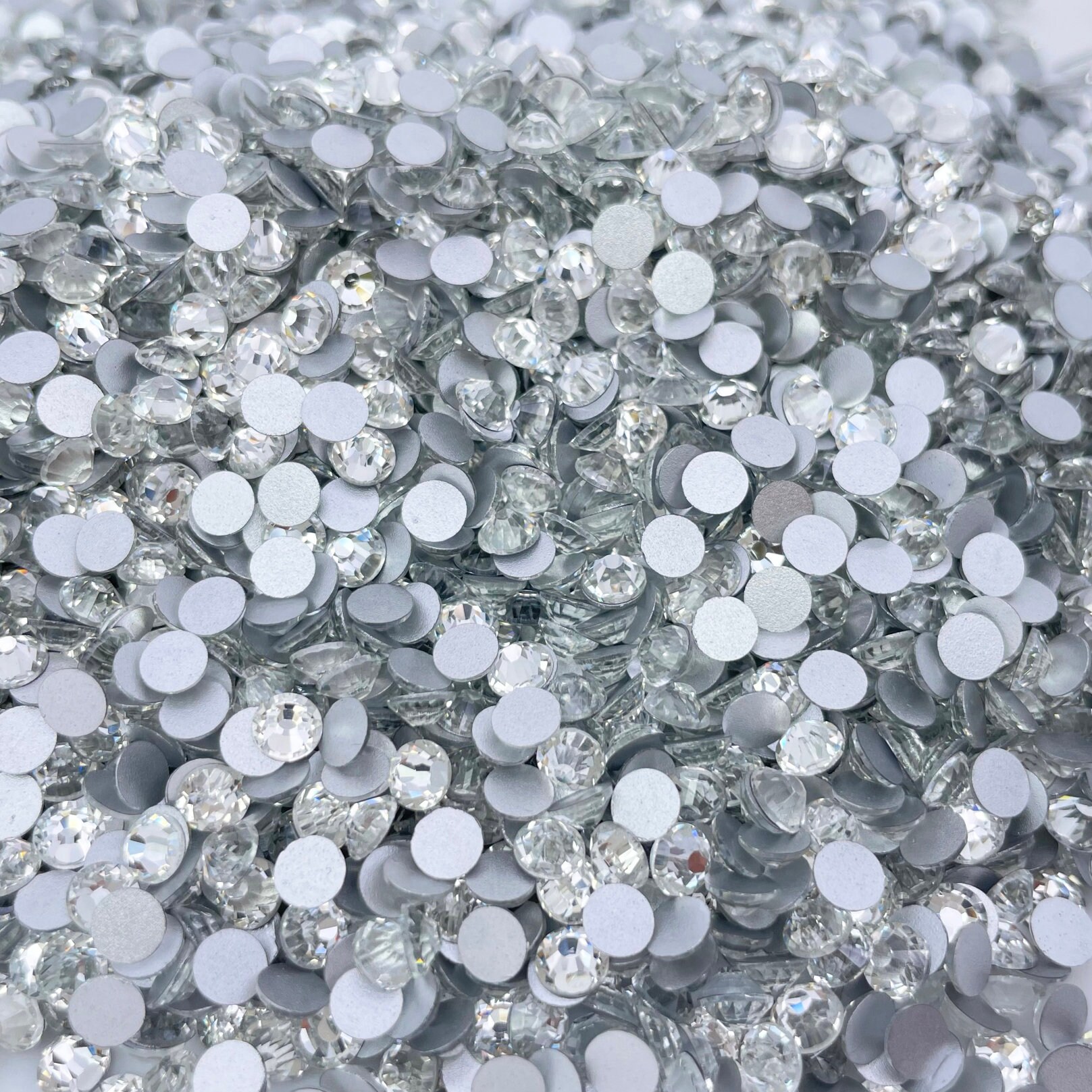 Crystal Glass Flatback Rhinestones 1440pcs SS6 SS10 SS12 SS16 SS20 SS30 ...