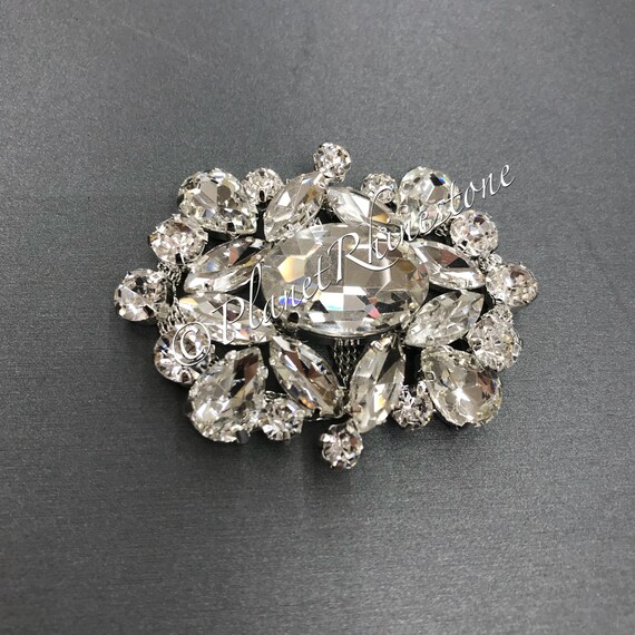 Silver Rhinestone Applique #AS-10