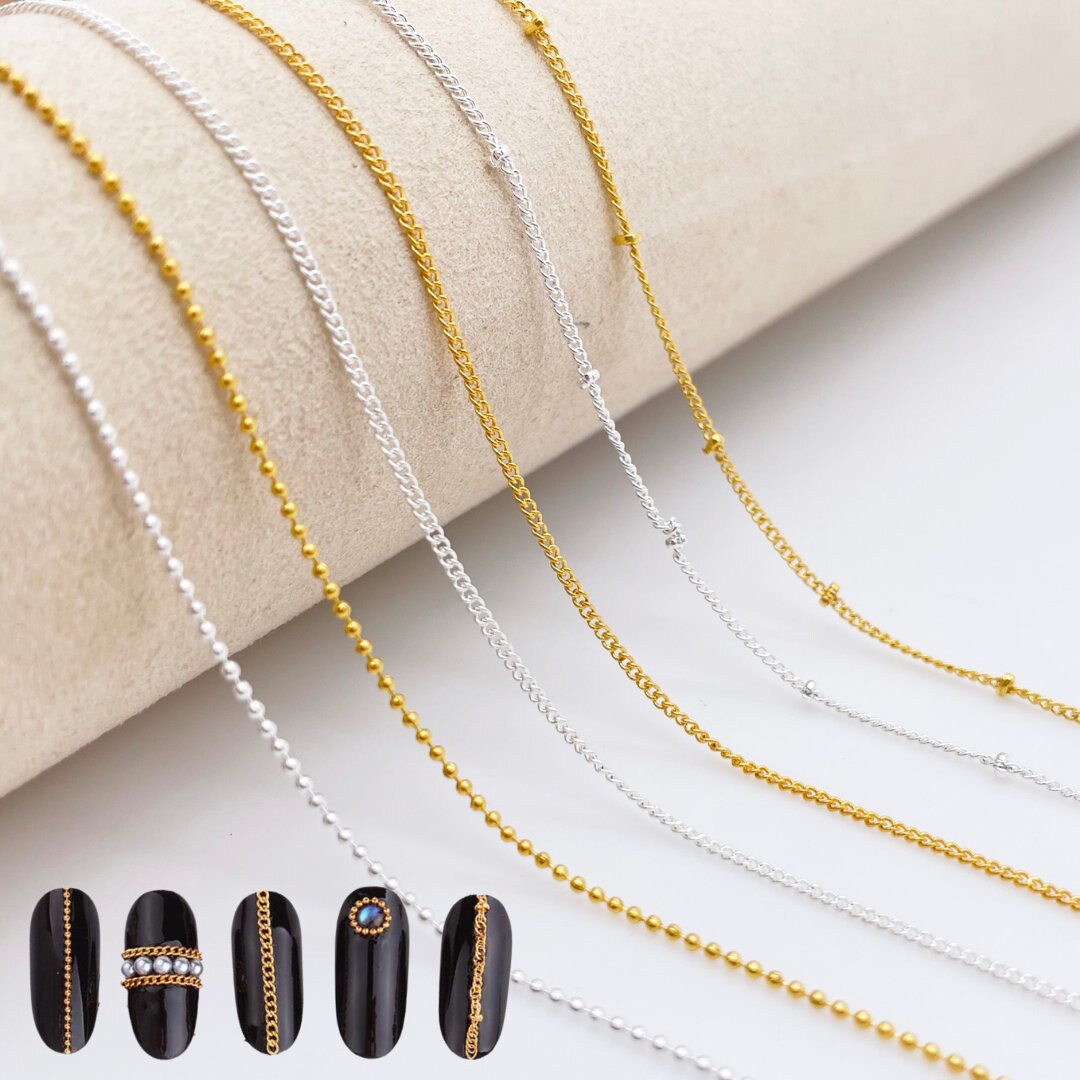 Nail Chain Art Nail Jewels Nail Art Supplies Craft Etsy UK