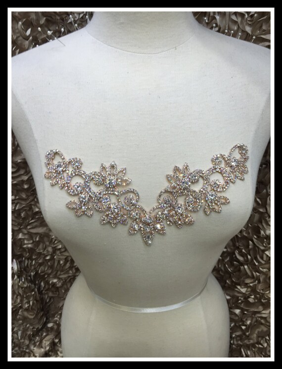 Sweet Heart Applique, Swarovski Shine #0518