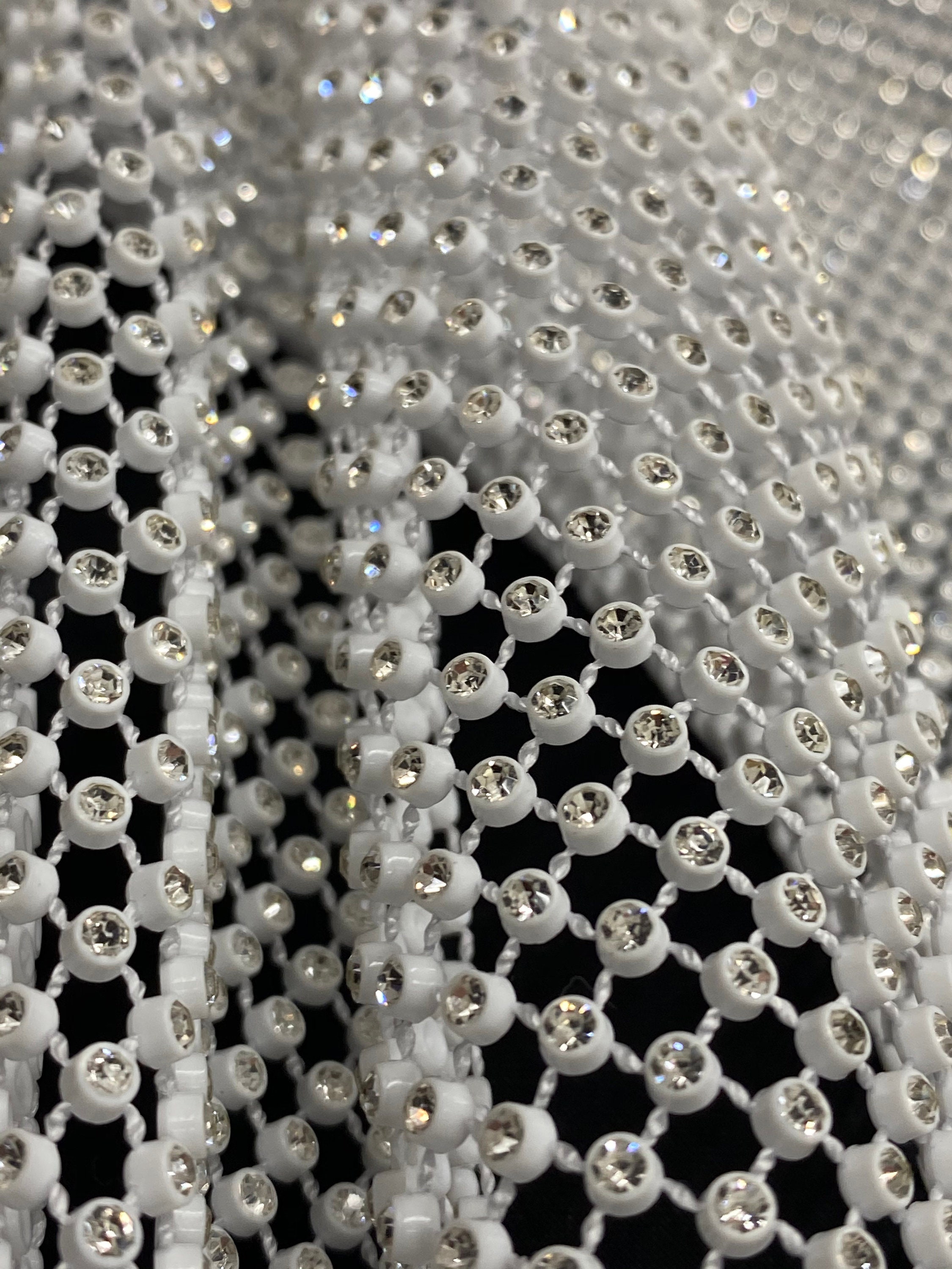 stretchy rhinestone fabric/diy rhinestone panel/ rhinestone sheet