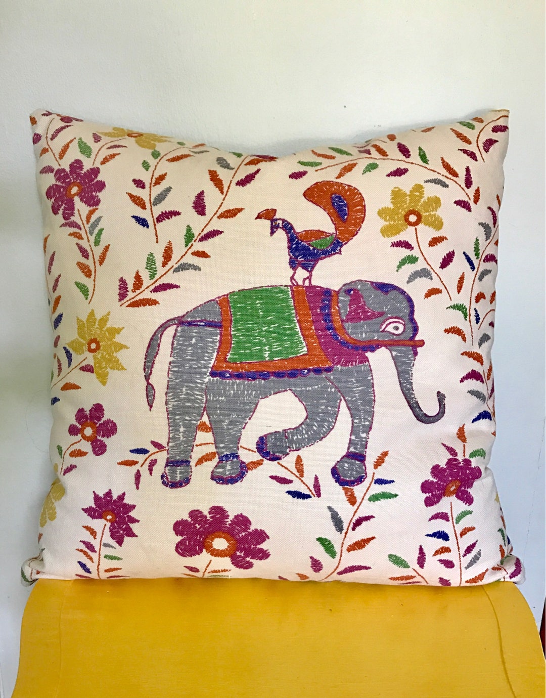 Decorative Designer Fabric Pillow Cover Etsy
