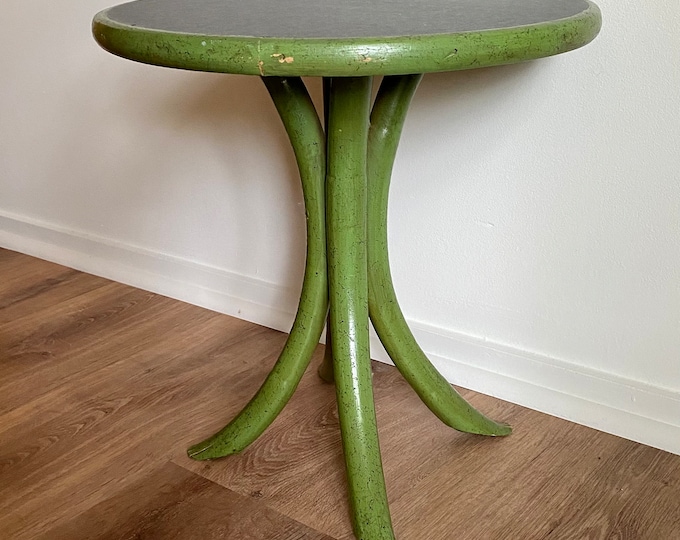 Vintage Bentwood Accent Table Etsy