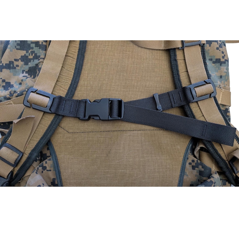 Heavy Duty Replacement 1" Wide Webbing MOLLE Backpack Sternum Chest Strap image 4