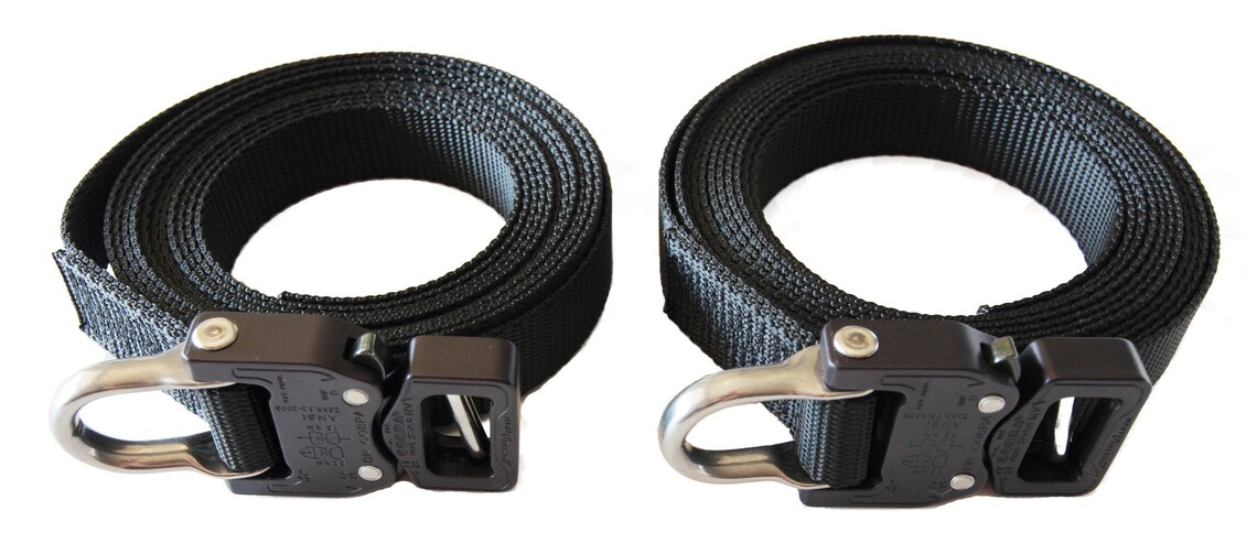 2 Tie Down Cargo Military Adjustable 1 Lashing Straps Etsy