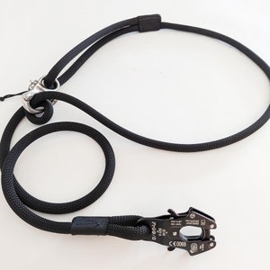 Hands Free Heavy Duty 11mm Rope Dog Lead Leash with Kong Quick Release FROG Clip