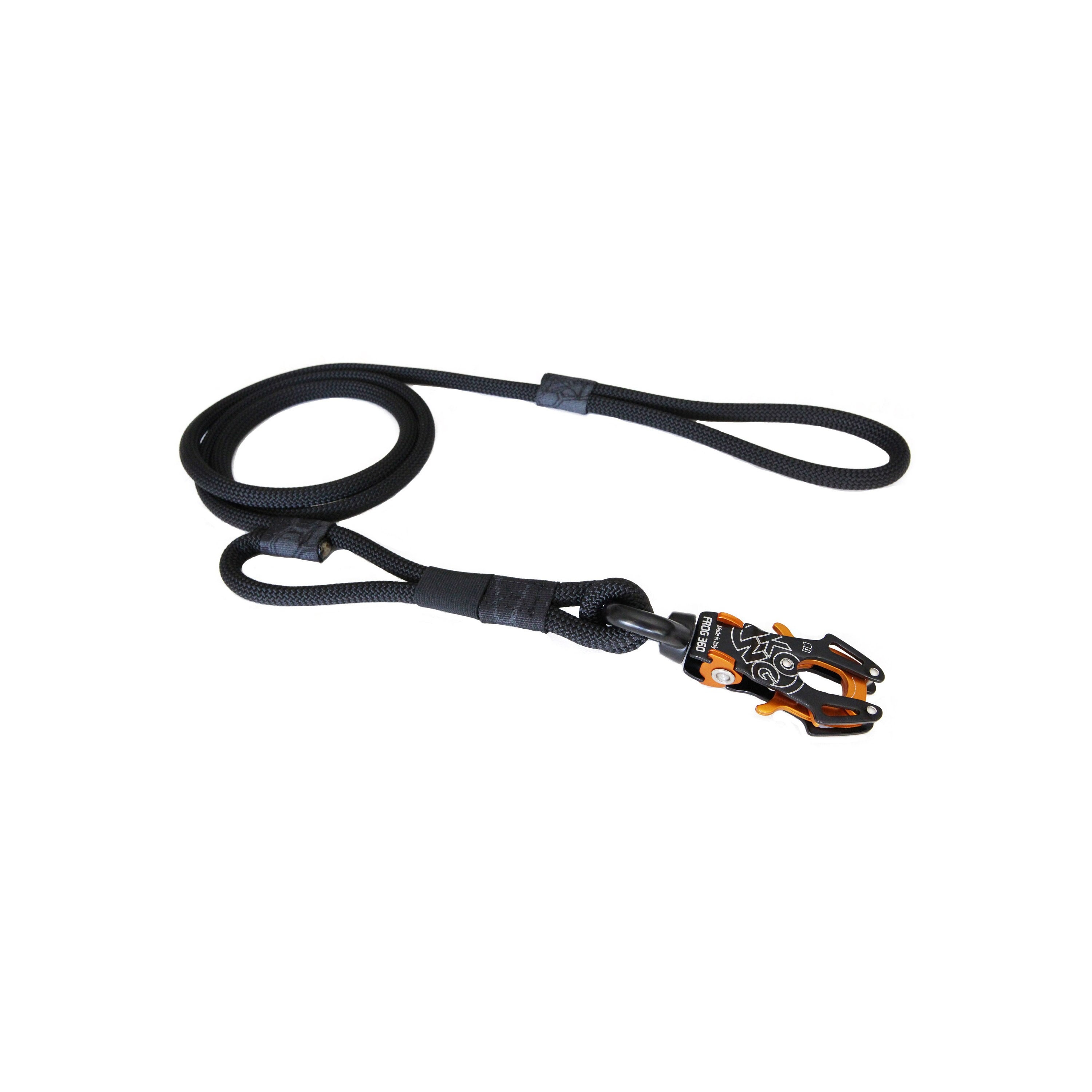 WHYHKJ 15mm Quick Release Dog Chain Buckle Frog Cable Dog Leash Buckle  Swivel Clip Heavy Duty Frog Clip Black Dog Leash Clasp 360 Degree for Pet