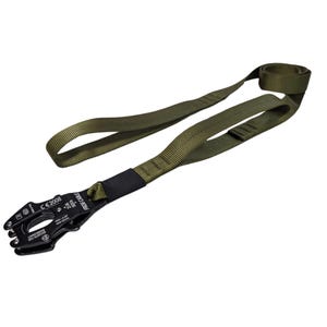 Heavy-duty hondenriem met dubbele handgreep en Kong Frog-clip met snelsluiting