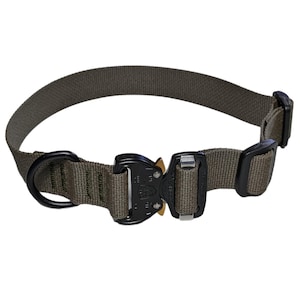 Mini 1&quot; Nylon D-Ring Flexible Dog Collar with Quick Release Cobra Buckle