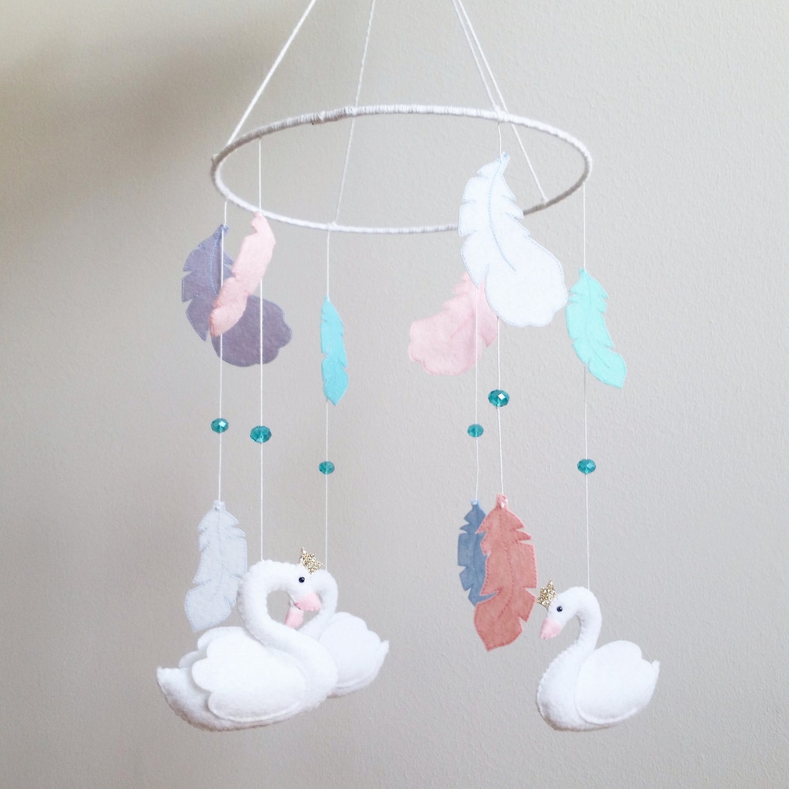 Baby crib mobile flowers mobile nursery mobile baby kit Etsy