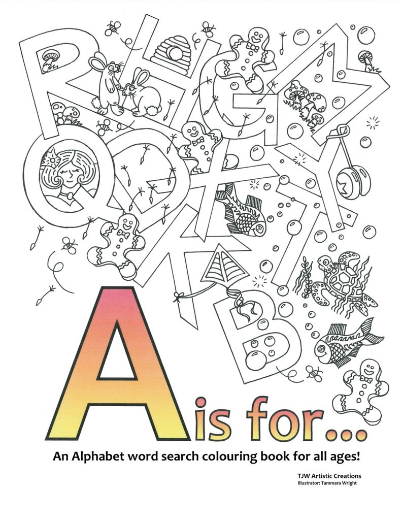 Alphabet Soup Coloring Page - 316+ Crafter Files
