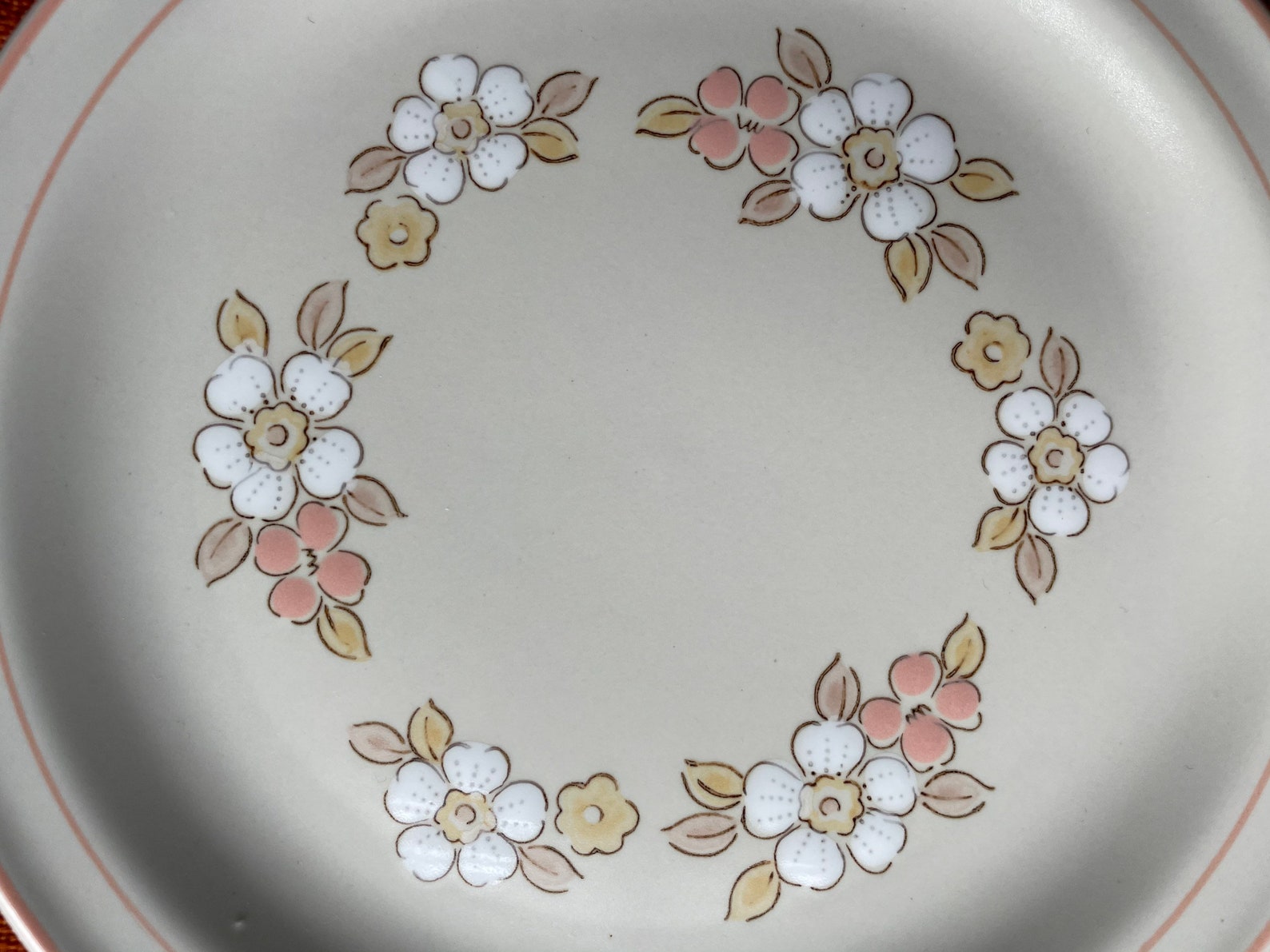 Set of 4 Chantilly Hearthside Stoneware Small Appetizer or Etsy