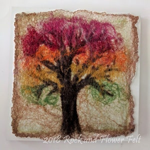 Wood-Backed Square Felted Wall Art image 7