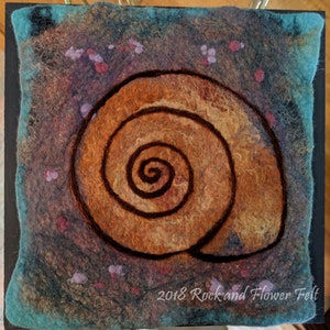 Wood-Backed Square Felted Wall Art image 2