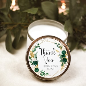 Printed Round Custom Stickers in 3 Sizes for Wedding Favors, Bridal ...