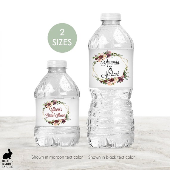 Personalized Dinosaur Waterproof Water Bottle Labels Many Options - Favors Today