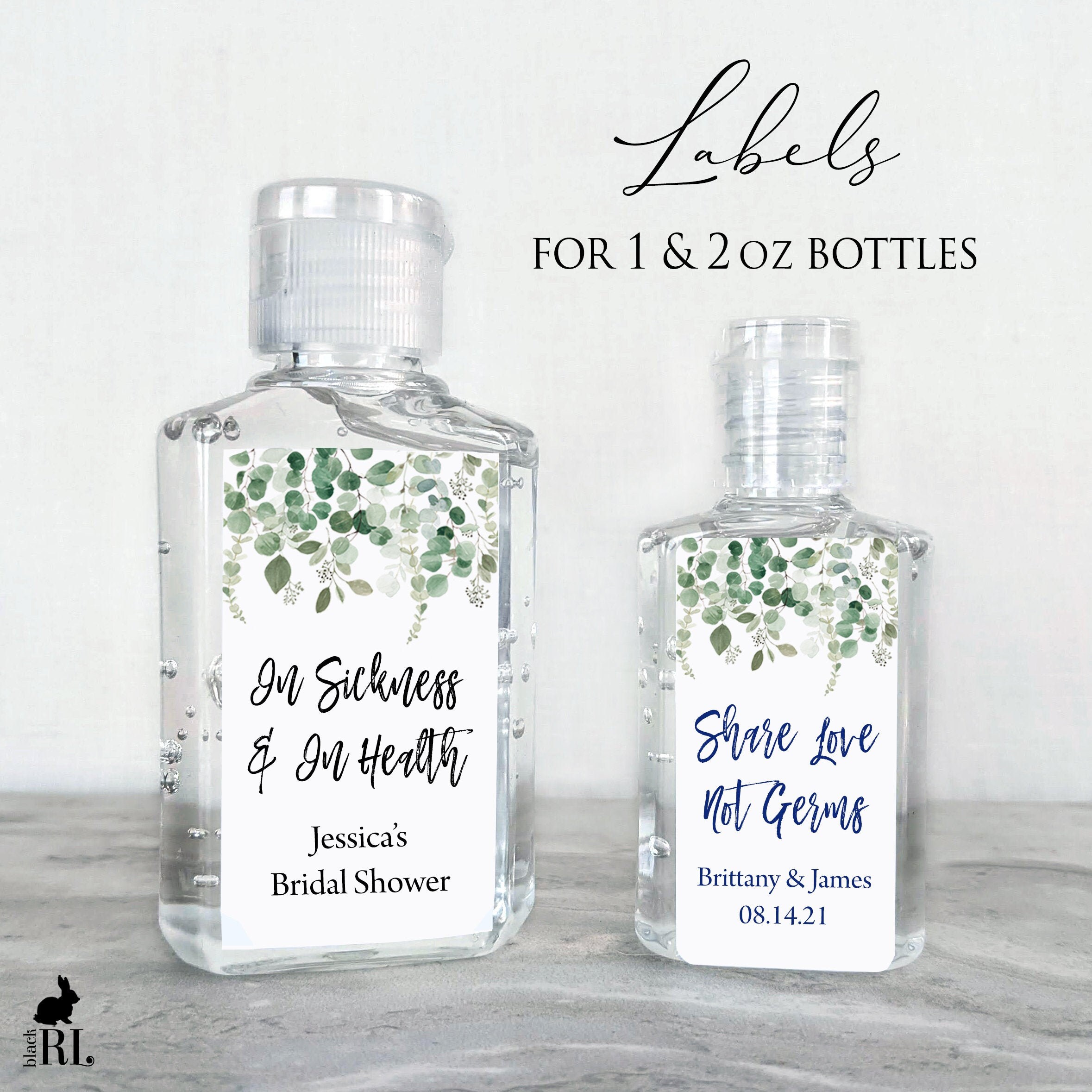 Custom Printed Favor Labels for Small Bottles Labels for | Etsy