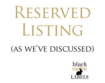 New Reserved Listing for Kate