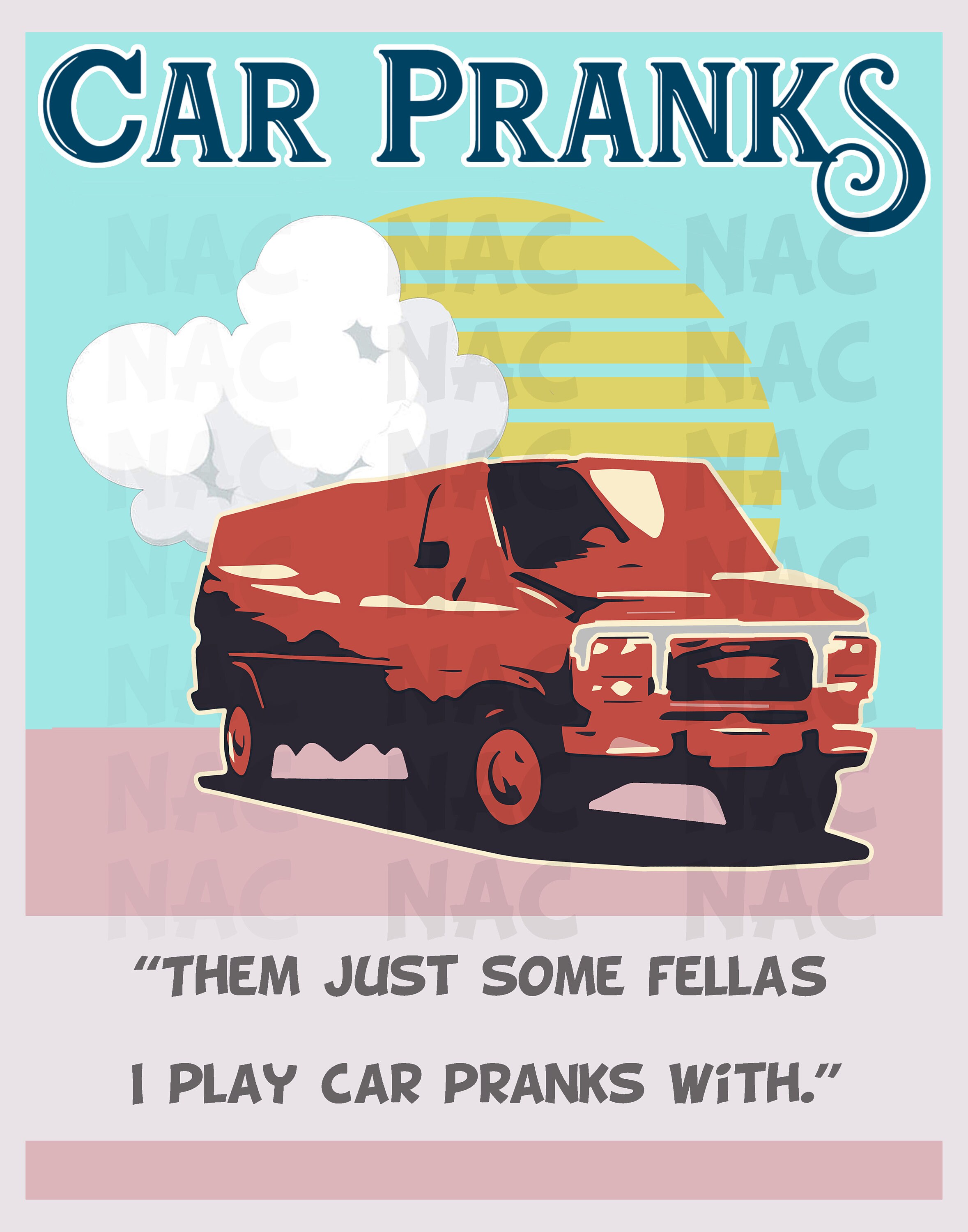 Righteous Gemstones car prank sticker