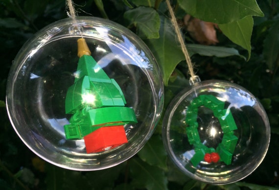 Lego Christmas Tree Decorations Handmade Hanging Tree Etsy