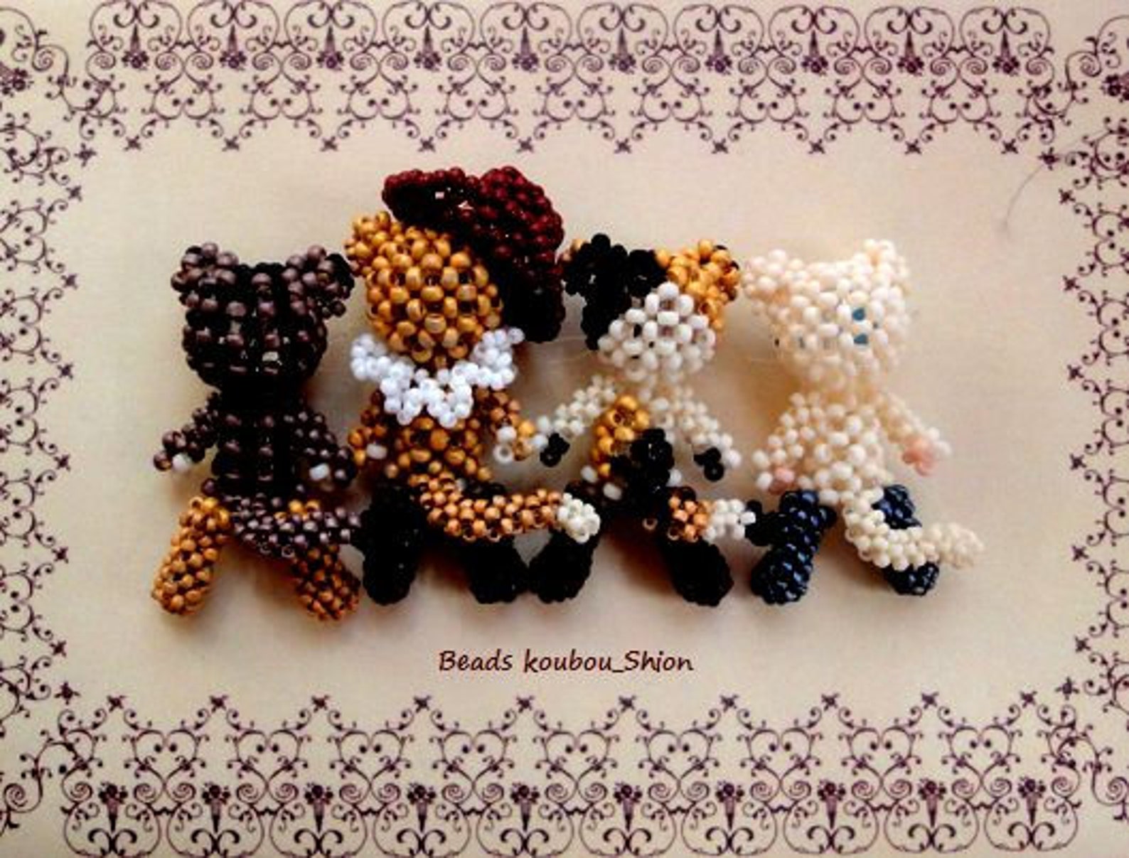 Puss in Boots , Cat ,3D Bead Patterns ,beading Tutorial - Etsy Canada